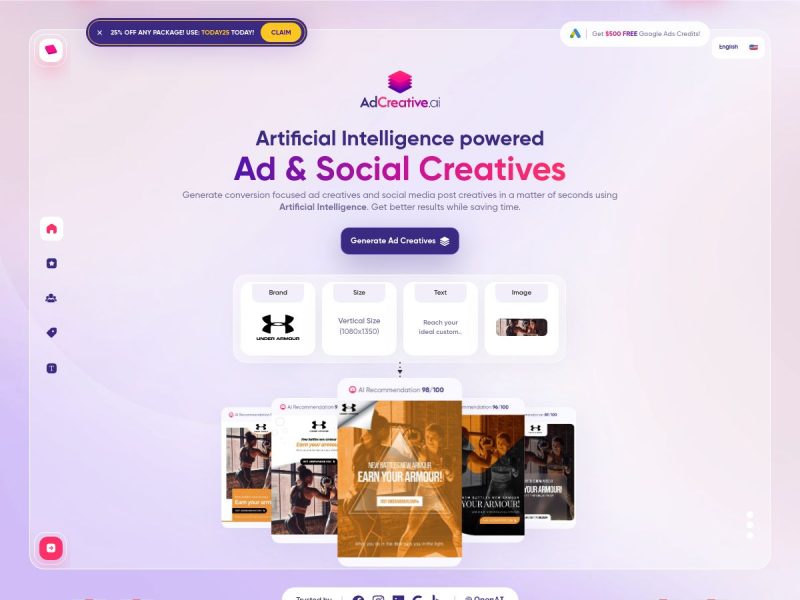 هوش مصنوعی AdCreative خلاقیت در تولید محتوا و پست های رسانه های اجتماعی