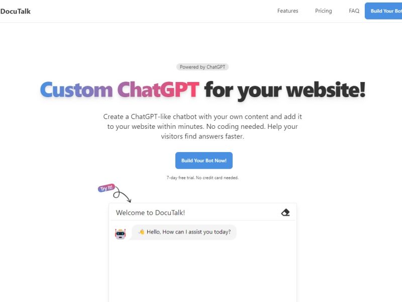 چت بات(ChatBot) شخصی مانند ChatGPT با محتوای خود بسازید
