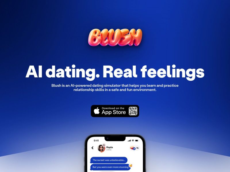 هوش مصنوعی Blush یک شبیه ساز دوست یابی AI است کمک می کند مهارت های رابطه را در یک محیط امن و سرگرم کننده یاد بگیرید و تمرین کنید