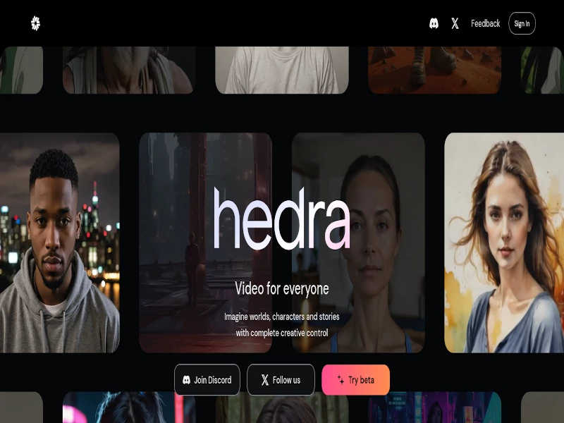 خلق شخصیت‌های داستانی با hedra